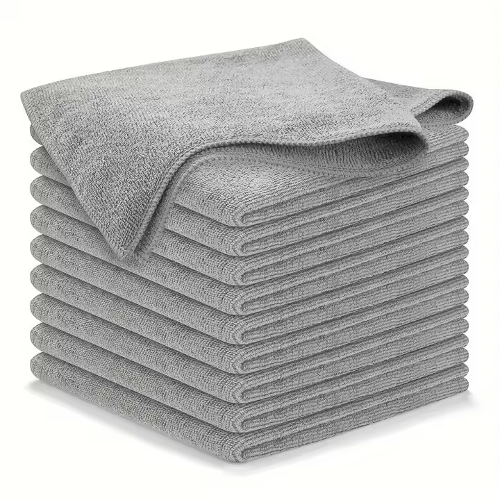 Juego de toalla de microfibra para coche, secado rápido, absorbente, forma Cuadrada, Ideal para limpieza - 1