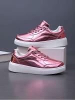 Zapatillas deportivas de moda para otoño 2024, zapatos planos informales transpirables y ligeros para exteriores con lentejuelas de suela gruesa para parejas - details 1