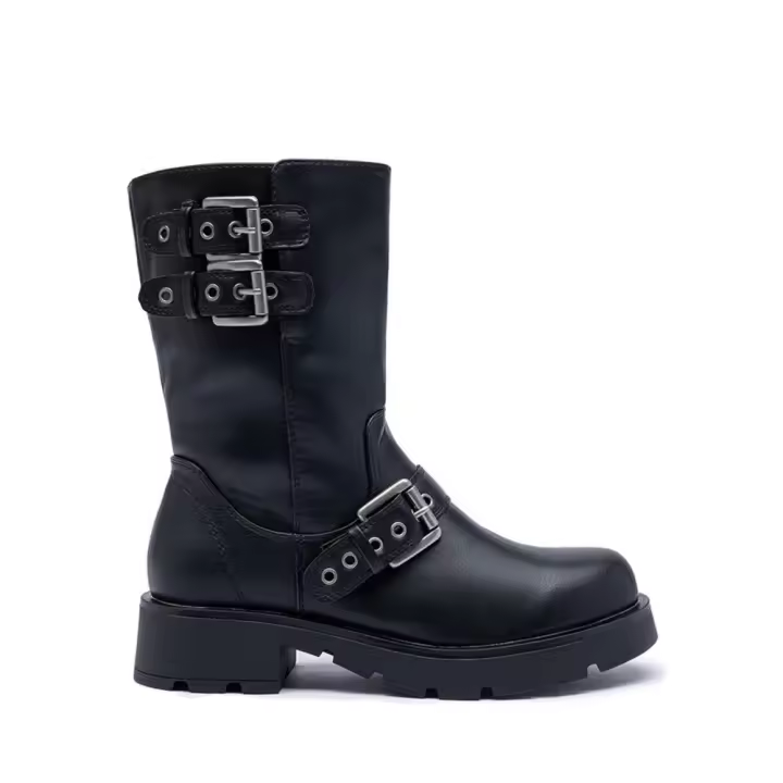 Botas largas de invierno con forro térmico antideslizante para mujer diseño elegante y resistente al frío tacón grueso - 1