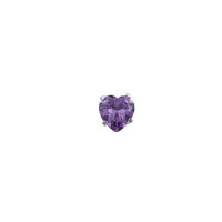 Anillo de circonita con rosca interna para piercing corporal, piercing para el cuerpo, para labio, ceja, lengua, ombligo, joyería para el cuerpo, bola, 5 piezas, 16g, 5mm - details 7
