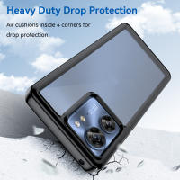 Funda de acrílico Transparente PC + TPU Para Motorola Edge 40 - details 6