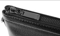 Bolsa de Suafte para Hombres Diseño de Monedero de Tarjeta de Cuero PU con Característica de Cremallera Bolsa de Mano con Correa Ideal para Teléfono y iPad - details 16