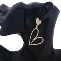 Pendientes colgantes en forma de corazón de amor de doble capa para mujer, joyería bohemia para las orejas, nueva moda 2024 - details 17