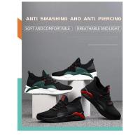 Zapatos de trabajo informales con punta de acero para hombre, a prueba de golpes, resistentes a pinchazos, indestructibles, botas protectoras - details 5