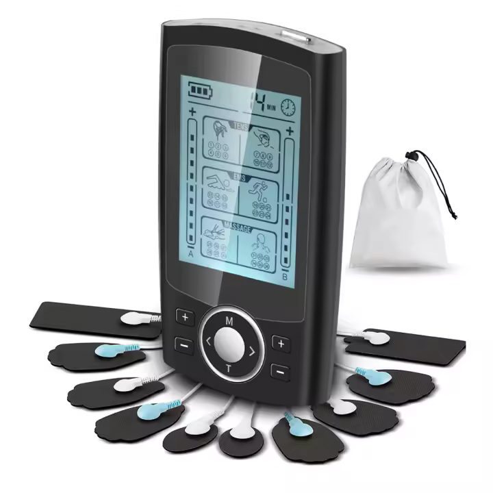 Máquina de estimulación eléctrica portátil de 36 modos EMS para neuropatía, alivio del dolor, unidad TENS casera, máquina de estimulación muscular para alivio del dolor - 1