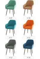 Fundas de silla de vellón polar Sillón elástico de respaldo alto Funda de silla de comedor para oficina Sillas de spandex elástico Funda - details 7