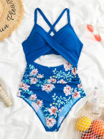 Bañador de una pieza para mujer, traje de baño con realce, Monokini Sexy ahuecado, ropa de playa para verano, 2024 - details 11