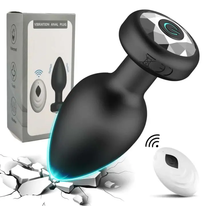 Vibrador Anal LED con Control Remoto Inalámbrico Masajeador Prostatico para Hombres y Mujeres - 1