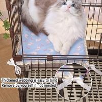 Alfombrilla Universal de seda de hielo con dibujos de perros, alfombrilla plegable impermeable para Gato, alfombrilla refrescante antideslizante, 2 tamaños, caja para perros, cama para dormir en casa - details 4