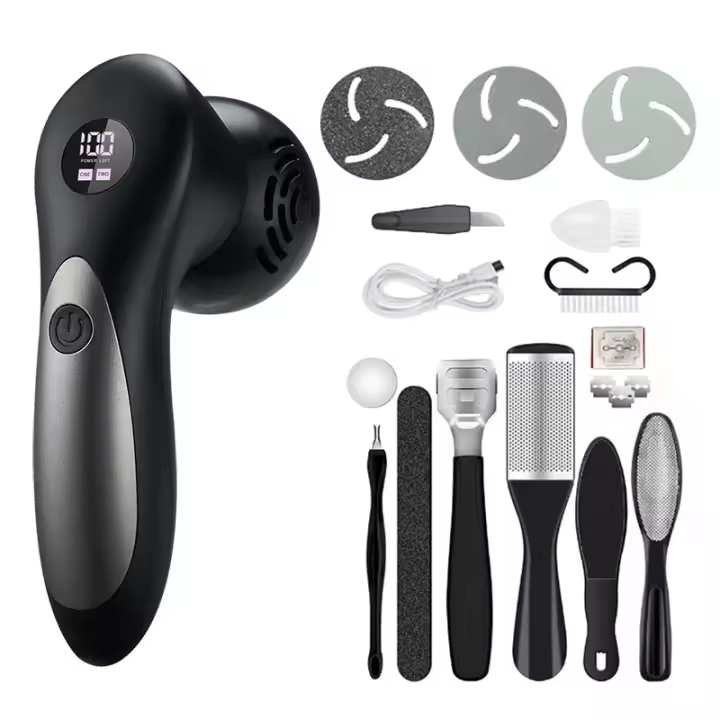 Removedor de Callos de Pie Eléctrico 14-en-1 con Aspiradora Kit de Pedicura para Alivio de Pies - 1