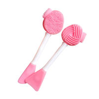 Cepillo de limpieza facial cepillo de película de barro de belleza herramientas de belleza DIY varilla de ajuste de película removedor de maquillaje instrumento de limpieza facial de silicona de doble uso cepillo - details 2
