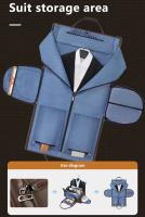 Bolso plegable del equipaje de los hombres de la ropa portátil impermeable del viaje del almacenamiento del sistema del cuero de la PU de alta calidad - details 3