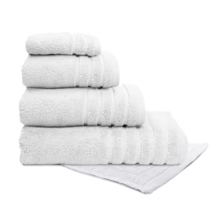 Toalla de Baño Extra Suave de Algodón 100% Absorción Súper Juegos de 4 Tamaños Disponibles - 1