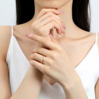 Anillo de Oro 18K Certificado Moissanita de 6.5mm Estilo Solitario con 6 Garras para Mujeres - details 2