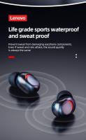 Lenovo-auriculares inalámbricos PD1X, audífonos originales de música HiFi, Bluetooth con micrófono, deportivos, resistentes al agua, 2021 - details 8