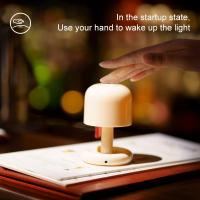 Luz Led nocturna estilo seta creativa, Mini escritorio nórdico, cafetería, decoración para el hogar y la sala de estar, luz de mesa minimalista moderna - details 3