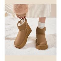 Botas de nieve, nueva moda 2025 con botines sencillos, zapatos de algodón cálidos - details 12