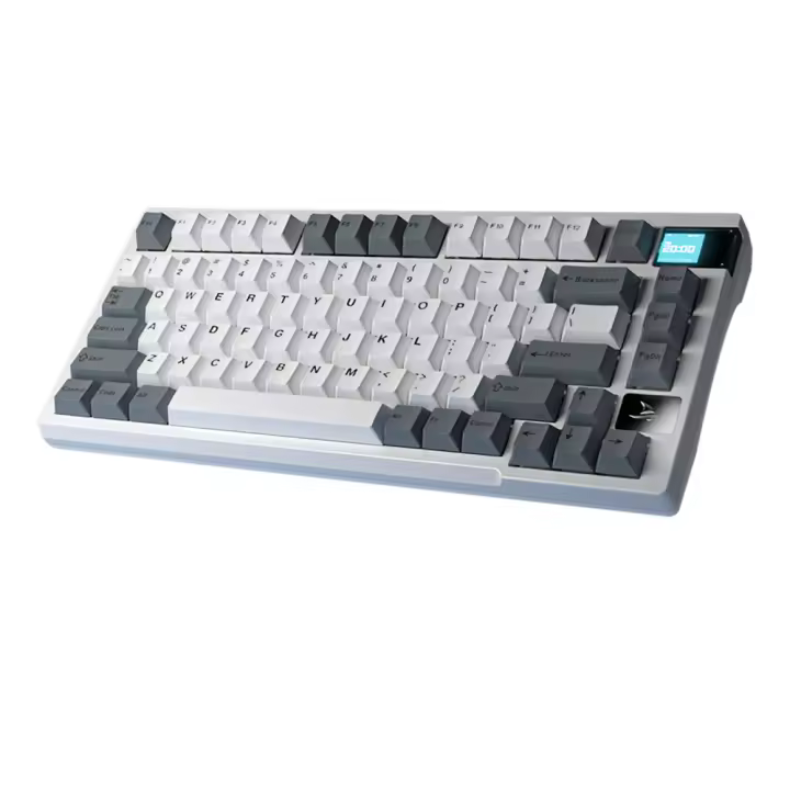 Darmoshark Teclado Mecánico Inalámbrico K8 para Juegos con Retroiluminación RGB Bluetooth y Cable USB-C Compatible con GATERON de 81 Teclas - 1