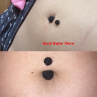 Piercings para el cuerpo, joyería de acero con diamantes de imitación para el ombligo, anillo de barra, Bola de lentejuelas, piercing para el cuerpo, 1 ud., envío directo - details 6