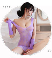 Lencería Sexy Falda Corta Ajustada con Escote en V Profundo Abrazo de Cadera Estilo Latex - details 8