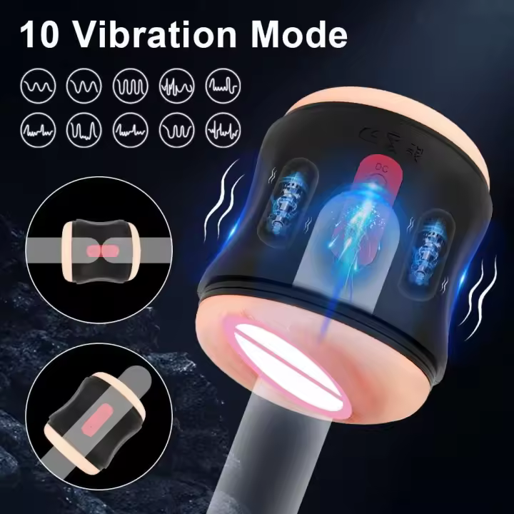 Leten Vibrador Automático para Hombres Juguete Intimo de Rotación y Estimulación para la Salud y el Placer - 1