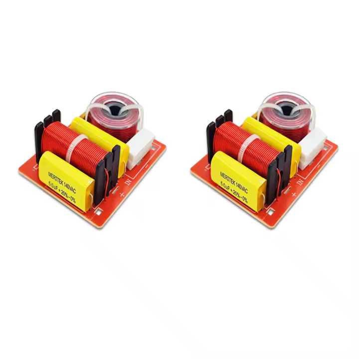 Divisor de frecuencia de placa de Audio de 2 vías para altavoz, filtros cruzados de graves agudos, 120W, HIFI, 2 unidades - 1