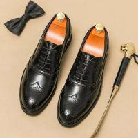 Diseño clásico, nivel de calidad, vestido de hombre para ocasiones formales, bodas, zapatos de piel de plena flor, talla grande 48 - details 3