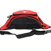 Riñonera de Primeros Ayudos Almacenamiento Médico en Bolsa Compacta Kit de Supervivencia para Rescate de Viaje Rojo - details 9