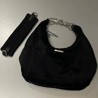 Nuevo negro retro día soleado bolsa de nube oscura diseño de nicho casual moda hombro axila bolsa - details 2