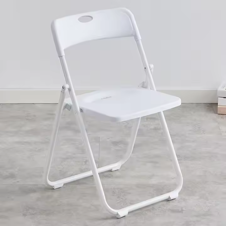 Taburete simple, sillón, silla plegable para el hogar, silla de oficina portátil, silla de conferencia, silla de ordenador, silla de comedor, sillas de dormitorio - 1