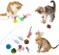 Juego de Juguetes para Mascotas Set de Combinación de 12/20 Piezas Campana de Ratón de Sisal - details 4