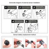 Sensores TPMS para coche, sistema de supervisión de presión de neumáticos, ordenador a bordo, diagnóstico Solar/USB, todoterreno, 4x4, accesorios para automóviles - details 8