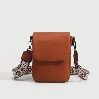 Bolso bandolera ajustable para mujer, gran capacidad, color azul sólido, con cierre magnético y bolsillo frontal para el día a día, salidas informales, entornos profesionales, accesorio de moda versátil, forro de poliéster duradero, trabajo y ocio, acceso - details 4