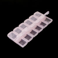 Organizador de Piedras Preciosas en Plástico con 12 Compartimentos Caja de Almacenamiento para Joyería Herramienta de Arte de Uñas Contenedores de Partes de Cuentas - details 1