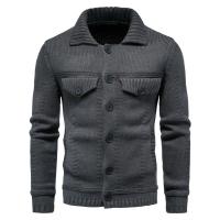 Chaqueta de Punto para Hombres Cálida, Gruesa, Manga Larga Cardigan de Lano para Invierno - details 4