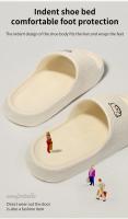 Zapatillas antideslizantes para mujer, sandalias de baño para interiores y hogar, ropa exterior, Eva, novedad de verano, 2024 - details 5