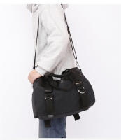 Bolso de hombro tipo bandolera de lona para gimnasio, correa ajustable, bolso de viaje deportivo de corta distancia, bolso de mano de gran capacidad - details 5