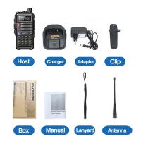 UV-5R Plus-walkie-talkie de 15W, dispositivo con cargador USB, transceptor de largo alcance de 16 KM, UHF, VHF, Radio Ham, UV 5R, Radio bidireccional para caza - details 10