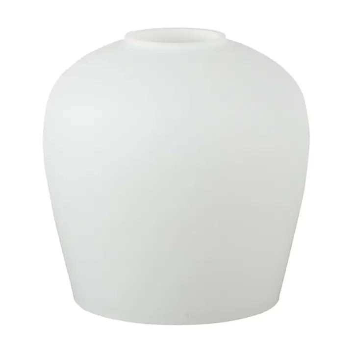 Pantalla de cristal esmerilado de apertura para lámpara, accesorio de iluminación colgante, decoración del hogar, color blanco, d4.2 cm - 1