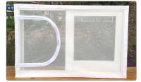 Mosquitera con cremallera para ventana, cortina de puerta, se puede personalizar, invisible, nuevo estilo - details 4