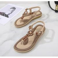 Sandalias de Tacón Alto de Verano 2025 Estilo Bohemio Chic de Madera Tejida Talla Grande - details 23