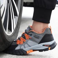 Zapatillas de trabajo con punta de acero para hombre, zapatos de seguridad a prueba de perforaciones, botas, calzado de seguridad indestructible a la moda, novedad de 2023 - details 30