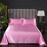 Bonenjoy-sábana lisa y sedosa para el hogar, ropa de cama de Color sólido, estilo lujoso, sin funda de almohada, 1 unidad - details 7