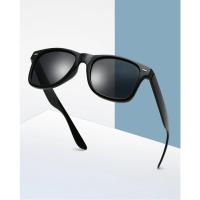 Gafas de Sol Polarizadas Cuadradas Clásicas Gafas de Sol Negras Retro para Hombres y Mujeres - details 1