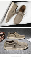 Mocasines de los hombres casuales de un solo paso zapatos de los hombres de lona marea zapatos explosión perezoso zapatos de negocios casual - details 14