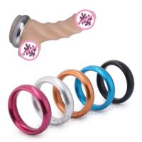 Anillos de bloqueo de metal para hombres y adultos, productos de salud sexual, juguetes BDSM, anillo, herramienta sexual para hombres - details 3
