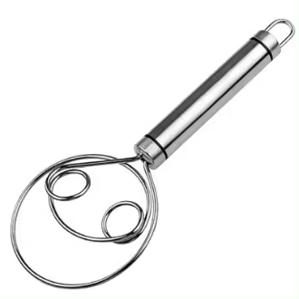 Batidor de masa de pan danés, herramienta de puntuación de masa de pan holandés de acero inoxidable, herramientas de pastel para pan, pastelería o Pizza - 1