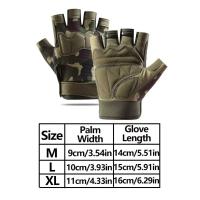Guantes de motocicleta resistentes al desgaste, guantes de carreras de cuero de cabra Vintage, guantes antideslizantes sin dedos, guantes de medio dedo para deportes al aire libre - details 0