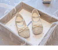 Zapatos de cristal agua pequeños zapatos de cuero zapatos de los niños suela suave con vestido - details 7