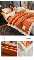Manta de Invierno Gruesa y Cálida Forro de Cama de Lujo Manta de Sofá Cubierta de Cama Doble para Hogar - details 24